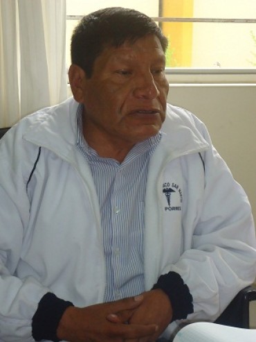 Luis Justo Laura Quispe, director de la Redess San Román 
