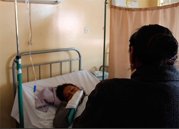 Marina Cama Cruz, fue internada en el Hospital Manuel Butrón de Puno