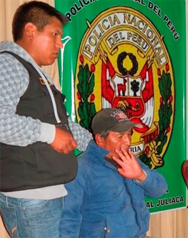 Jóvito Incaluque Mamani, fue trasladado a la carceleta del Poder Judicial