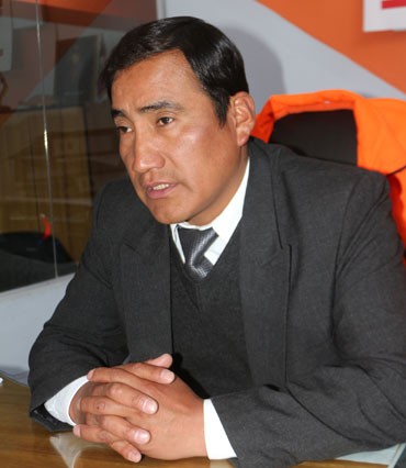 Percy Quispe, subgerente de Defensa Civil del Gobierno Regional de Puno.