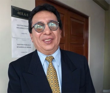 Edwin Catacora Vidangos, vicepresidente académico de la Universidad Nacional de Juliaca (UNAJ)