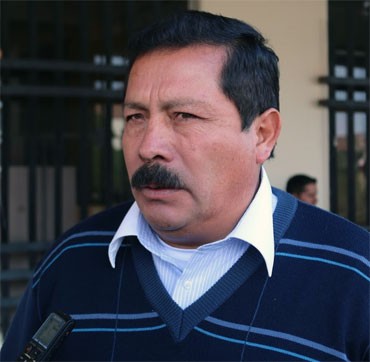 Luis Butrón Castillo, líder del movimiento Frente Amplio para el Desarrollo del Pueblo (FADEP) 
