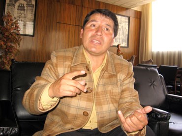 Hernán Fuentes Guzmán, ex presidente regional de Puno y candidato al sillón regional de Puno