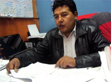 Tomás Mamani Calixto, subgerente de Salud Pública y Medio Ambiente de la Municipalidad Provincial de Puno