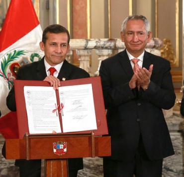 Ollanta Humala Tasso, Presidente Constitucional de la República del Perú. Foto: Andina