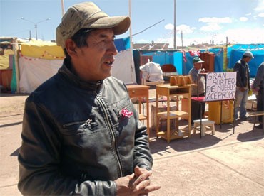Gabriel Gómez Figueroa, presidente de la Asociación de Carpinteros Ebanistas Productores de Muebles de Madera, Metal, Melamina y Otros (ACEPROMO)