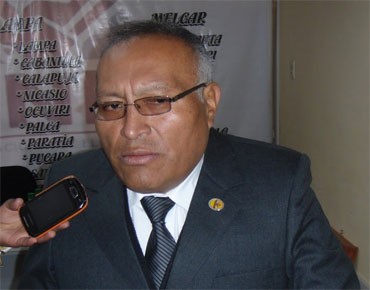 Reynaldo Luque Mamani, presidente del Jurado Electoral Especial de San Román