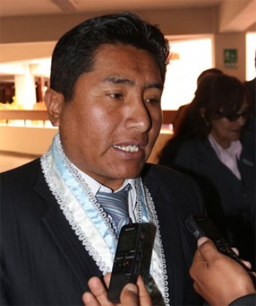 Efraín Anahua Churacutipa,  regidor de la MPP