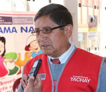 Abraham Dueñas Quispe, coordinador del Programa Nacional Yachay.