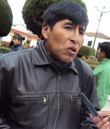 Hermes Cauna Morales, presidente del Frente de Defensa de Recursos Naturales