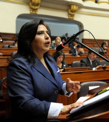 Ana Jara, presidenta del Consejo de Ministros