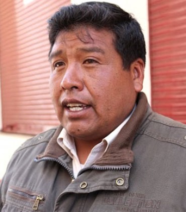 Leoncio Vargas, alcalde del CP de Alto Puno.