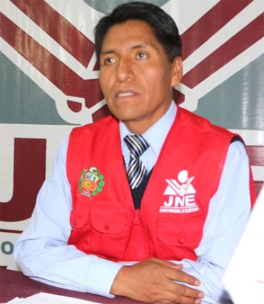 Benny José Álvarez, presidente del JEE de Puno