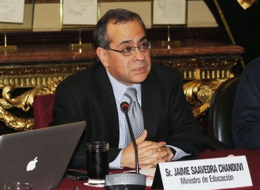 Ministro de Educación Jaime Saavedra. Foto: Internet/M