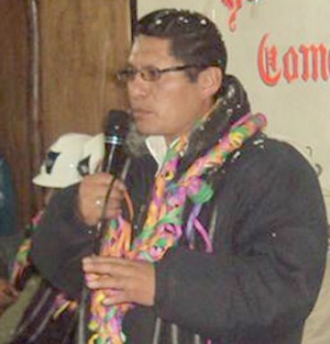 Alcides Huamaní, candidato al GR de Puno