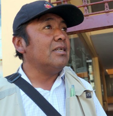 Yony Coapaza Navincho, candidato al distrito de Ácora