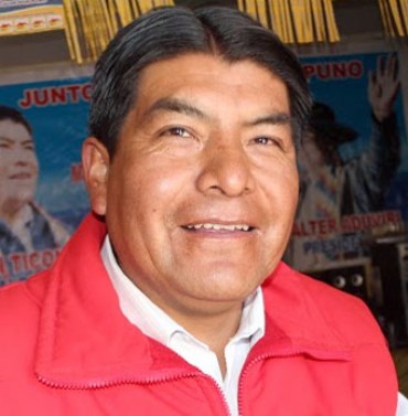Martin Ticona Maquera, candidato a la alcaldía de Puno
