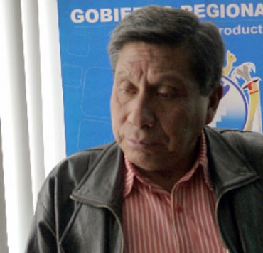 José Aldazábal Soto, vocero del Sindicato de Trabajadores del GR de Puno