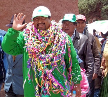 Clever Huaynacho Hañari, alcalde electo de Lampa