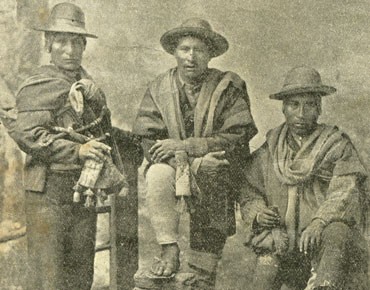 Los mensajeros de Chucuito: Antonio Chambi, José Antonio Chambilla y Mariano Illachura
