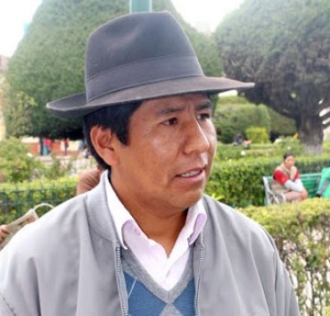 Milton Cariapaza Roque, ex candidato por la cuota nativa por el proyecto Político AQUI