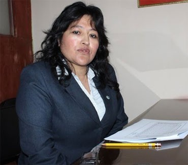 Eliana Sosa Ruelas, responsable de la DEMUNA Juliaca