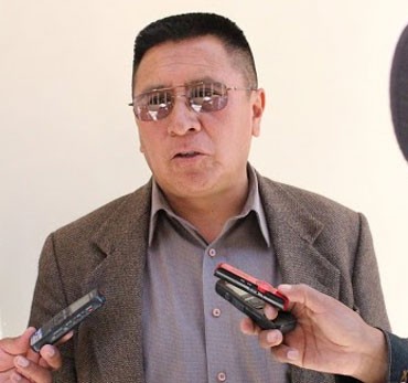 Efrain Bonifacio Castillo, presidente de los mineros artesanales