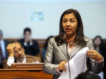Marisol Espinoza, Vicepresidente de la República. Foto: RPP