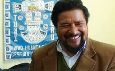 Alcalde de El Collao Santos Apaza Cárdenas.