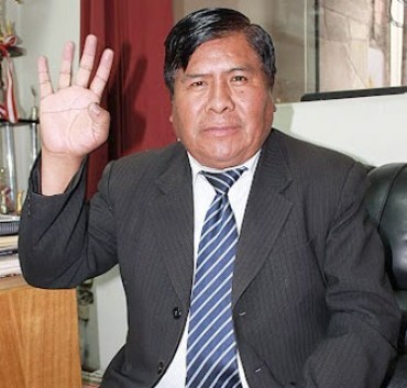 Juan Luque Mamani, Gobernador Regional de Puno. Foto: Los Andes