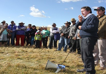 Exigen al Gobierno Central gas natural para comunidades alto andinas de Pasco