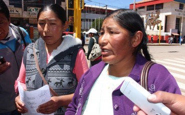 Transportistas se enfrentan en terminal zonal Las Mercedes en Juliaca
