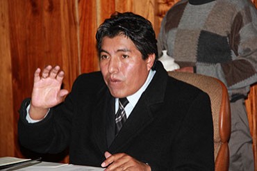 Iván Flores, alcalde de Puno
