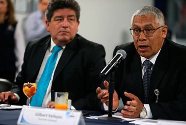 Gilbert Vallejos., gerente general de la Oficina Nacional de Procesos Electorales (ONPE)
