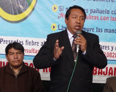 Director Regional de Educación de Puno, Germán Condori Quiñónez.