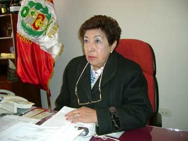 Udelia Butrón, jefa de la ODECMA