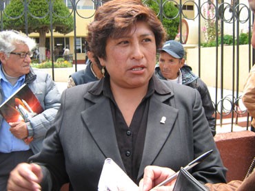 Martha Mamani Miranda, gobernadora de la provincia de San Román