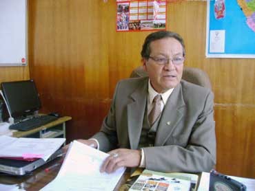 Gerente general del Gobierno Regional Puno, Hugo Quintanillas Jara