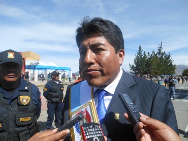 Iván Flores Quispe, alcalde de la Municipalidad Provincial de Puno