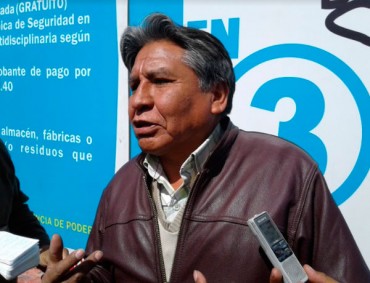 Crisóstomo Benique Apaza, presidente del Comité Central de Agua y Desagüe de Juliaca.