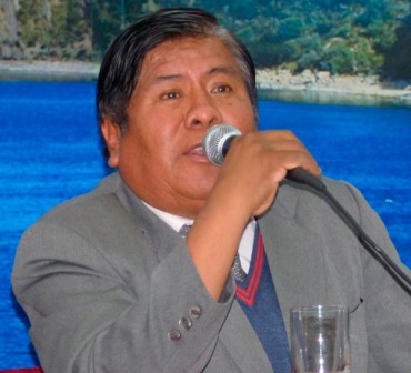 Juan Luque Mamani, gobernador regional de Puno.