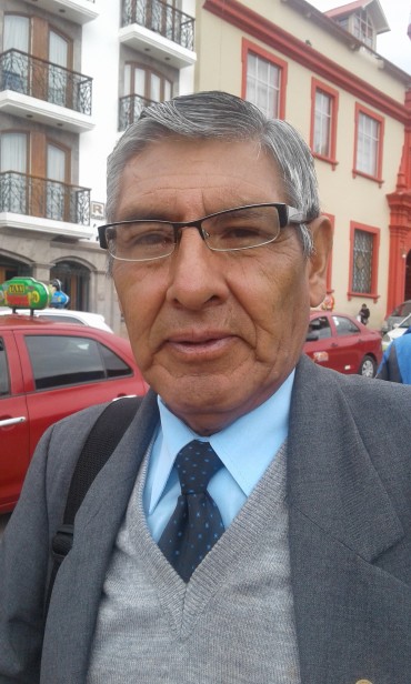 Jesús Vela Ortiz,  presidente del barrio Las Torres San Carlos