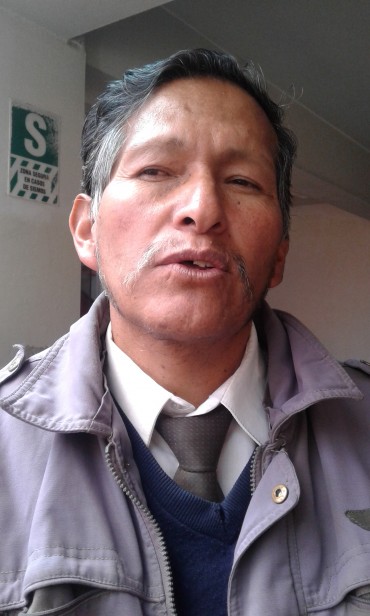 ubén Calizaya, asesor legal del distrito de Ácora (Puno)