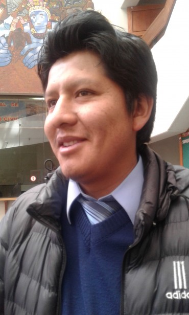 Wilson Salamanca,  regidor de la Municipalidad Provincial de Puno