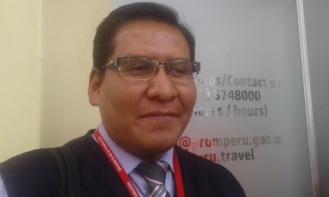 Delbert Araca Pérez, coordinador regional de la Producción en Puno.  