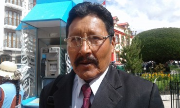  Moisés Durán Charca, exdirigente  de la provincia de Puno