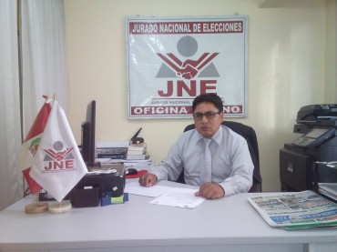 Francisco Cuentas Barraza, efe de la Oficina Desconcentrada de este organismo en Puno