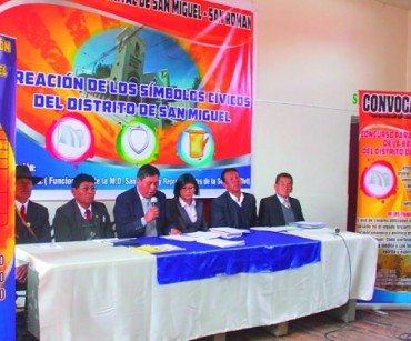 Distrito de San Miguel organiza concurso para crear su bandera