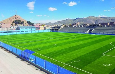 Ultiman detalles para entregar  el estadio deportivo de Azángaro
