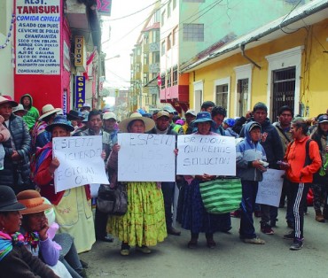 Los pobladores de Chejoña exigen solucionen conflicto de posesionarios